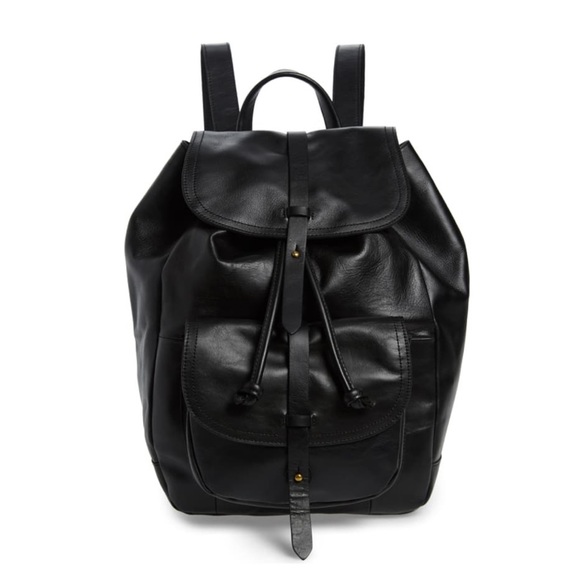 Madewell The Transport Leather Rucksack Backpack main image 8